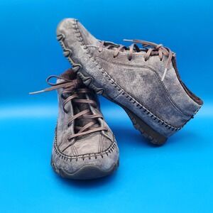 Women's‎ Sketchers Brown Suede Totem Pole Relaxed Fit Memory Foam Boots Size 6